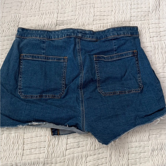 Denim Wrap Skort - Picture 3 of 4